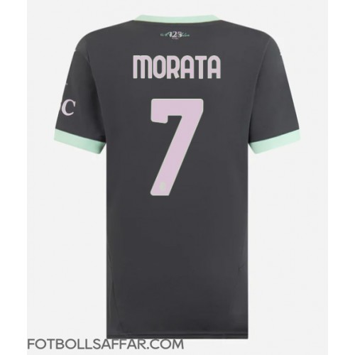 AC Milan Alvaro Morata #7 Tredjeställ Dam 2024-25 Kortärmad